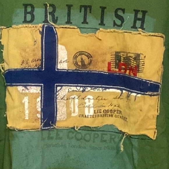 Lee Cooper Green Short Tees L Size - Picture 3 of 6